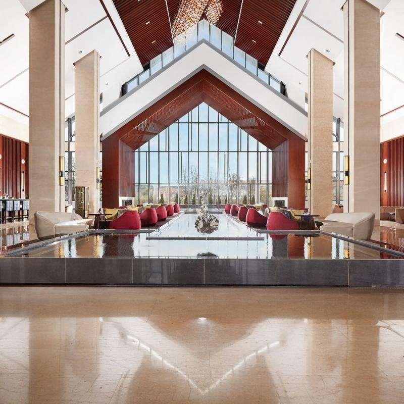 Beijing Hotel Minsk Interiér fotografie Lobby
